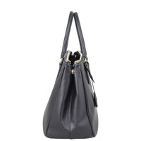 Prada Saffiano Lux Galleria Double Zip Tote Medium Side
