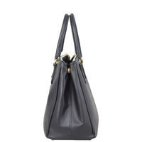 Prada Saffiano Lux Galleria Double Zip Tote Medium Side
