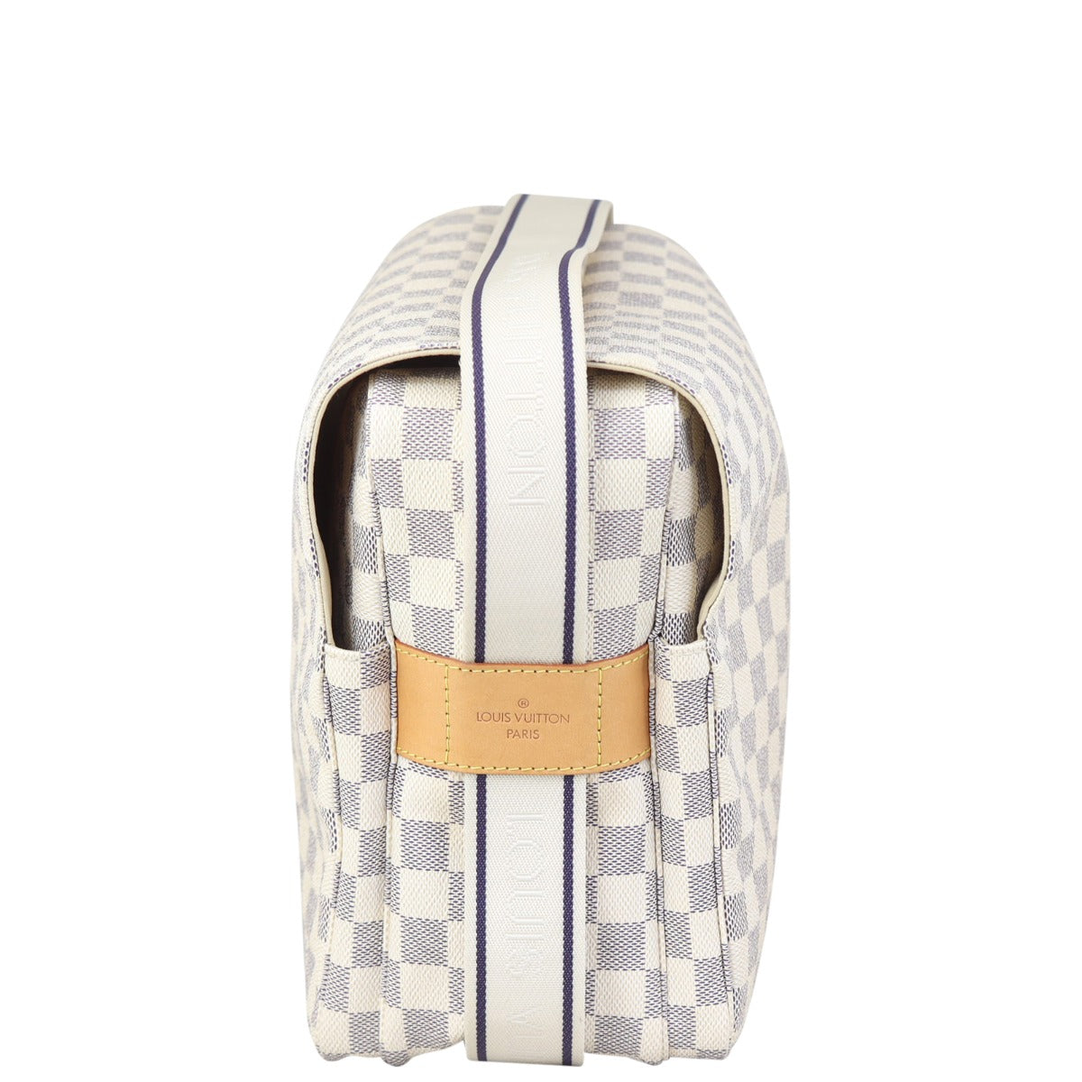 Louis Vuitton Naviglio Messenger Damier Azur Side
