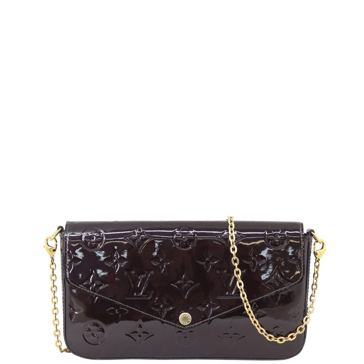 Louis Vuitton Pochette Felicie Monogram Vernis Front
