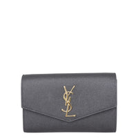 Saint Laurent Uptown Chain Wallet Front
