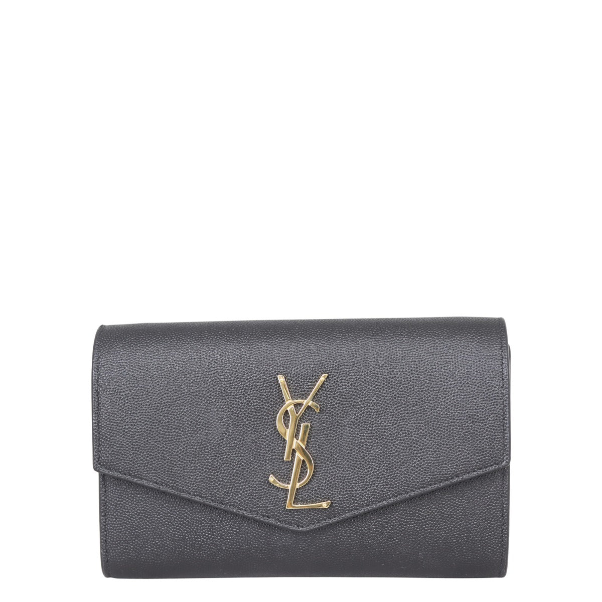 Saint Laurent Uptown Chain Wallet Front
