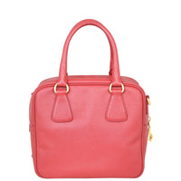 Prada Saffiano Lux Bauletto Bag Back
