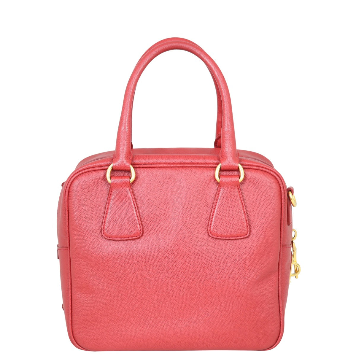 Prada Saffiano Lux Bauletto Bag Back

