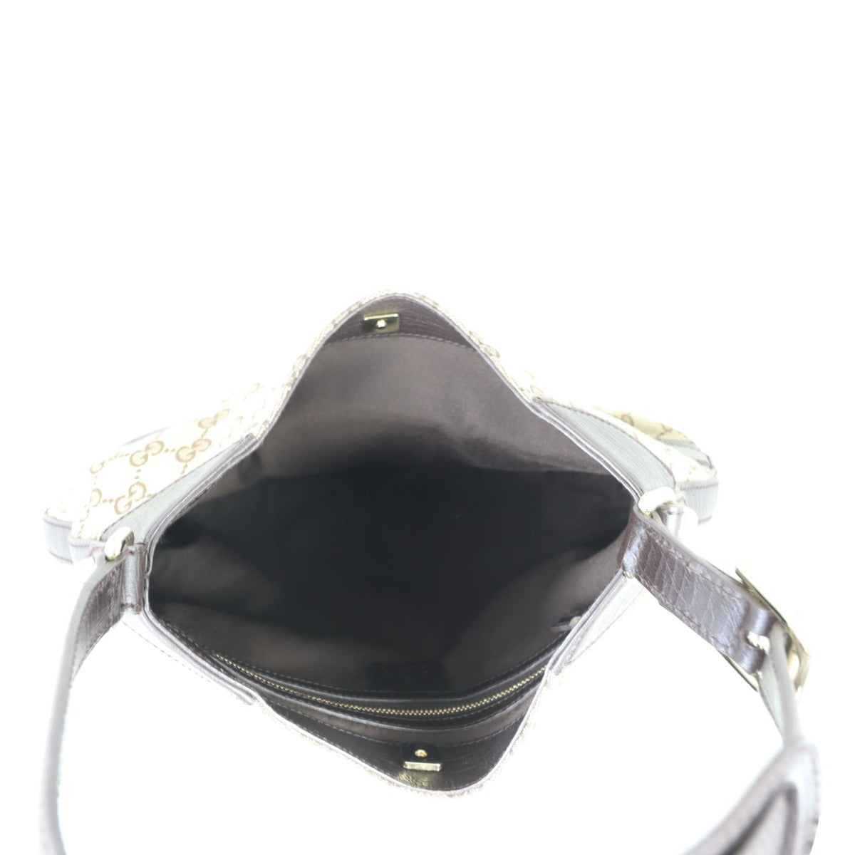 Gucci GG Canvas Hasler Hobo Whole interior
