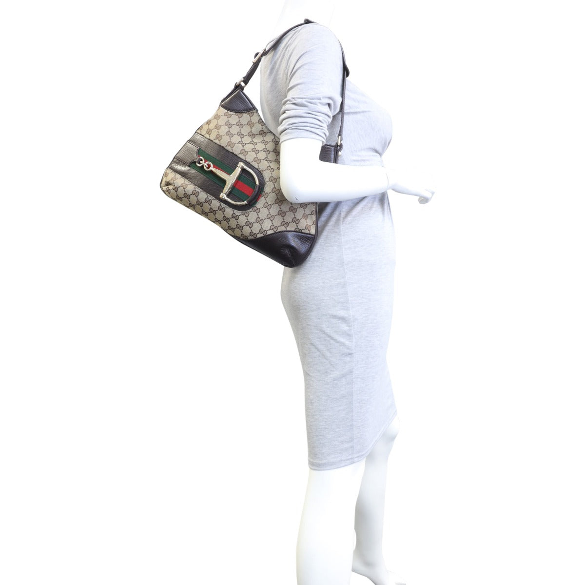 Gucci GG Canvas Hasler Hobo Mannequin
