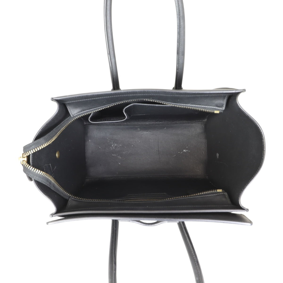 Celine Micro Luggage Tote Whole interior
