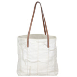 Prada Linen Logo Tote Back
