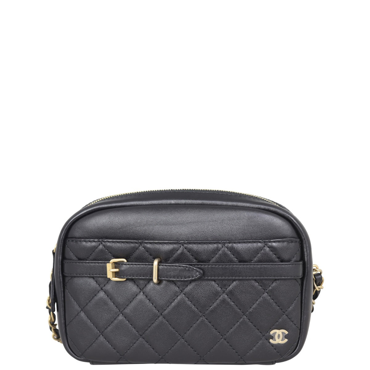 Chanel CC Buckle Camera Case Front
