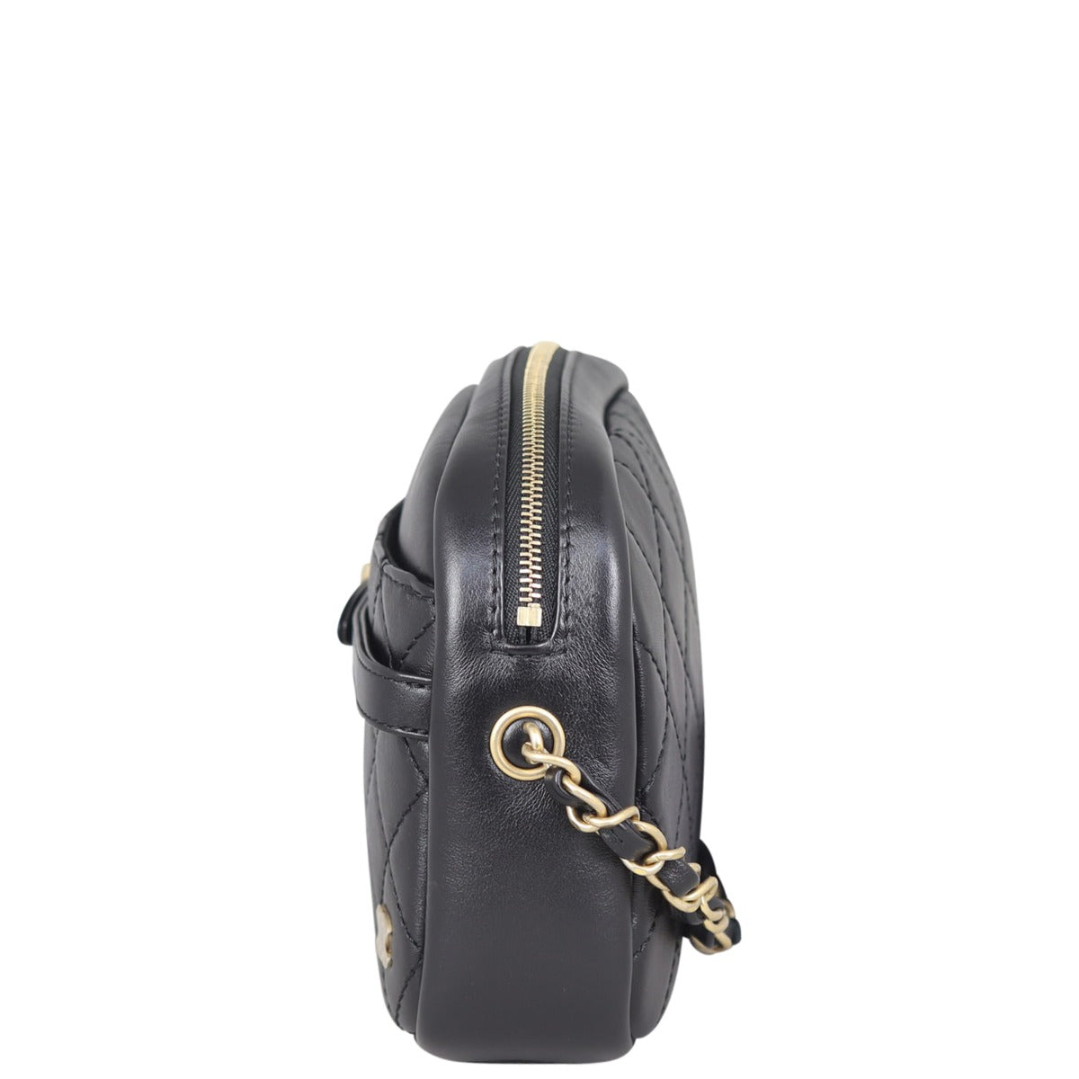 Chanel CC Buckle Camera Case Side
