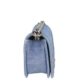 Chanel Boy Old Medium Denim Side
