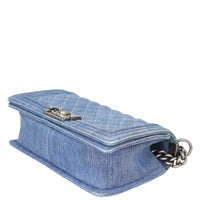 Chanel Boy Old Medium Denim Corner
