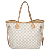 Louis Vuitton Neverfull MM Damier Azur Back
