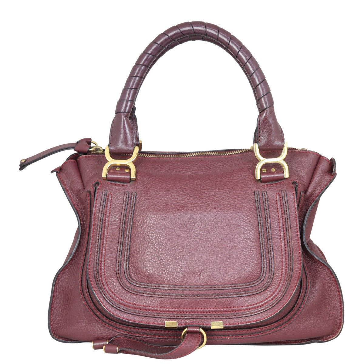 Chloe Marcie Medium Satchel Front
