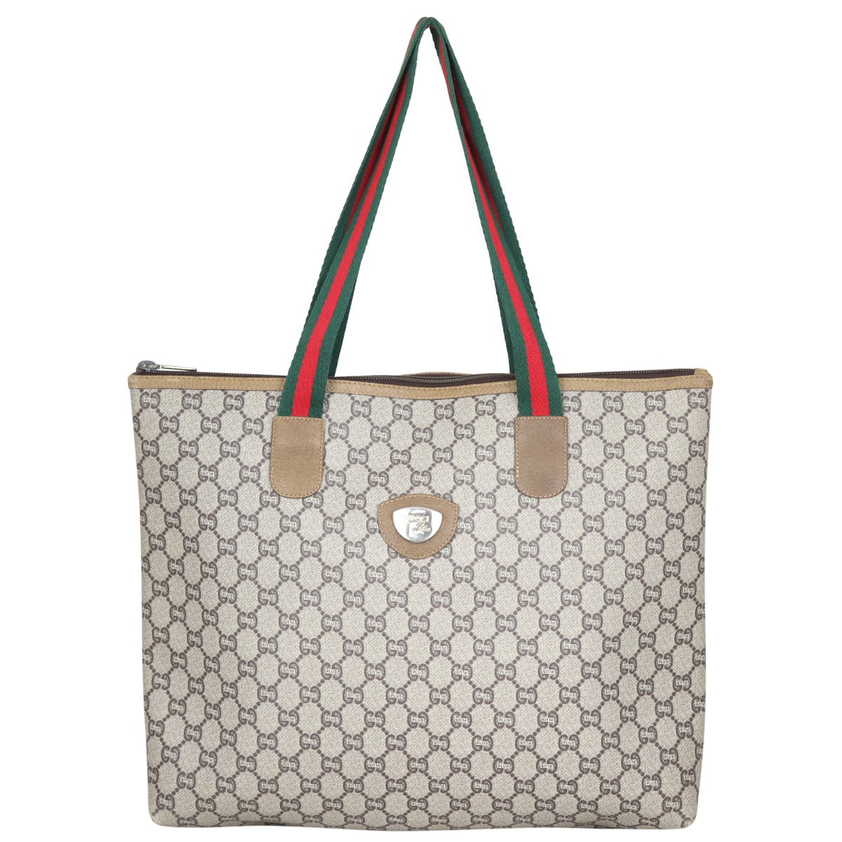 Gucci GG Plus Zip Tote Front
