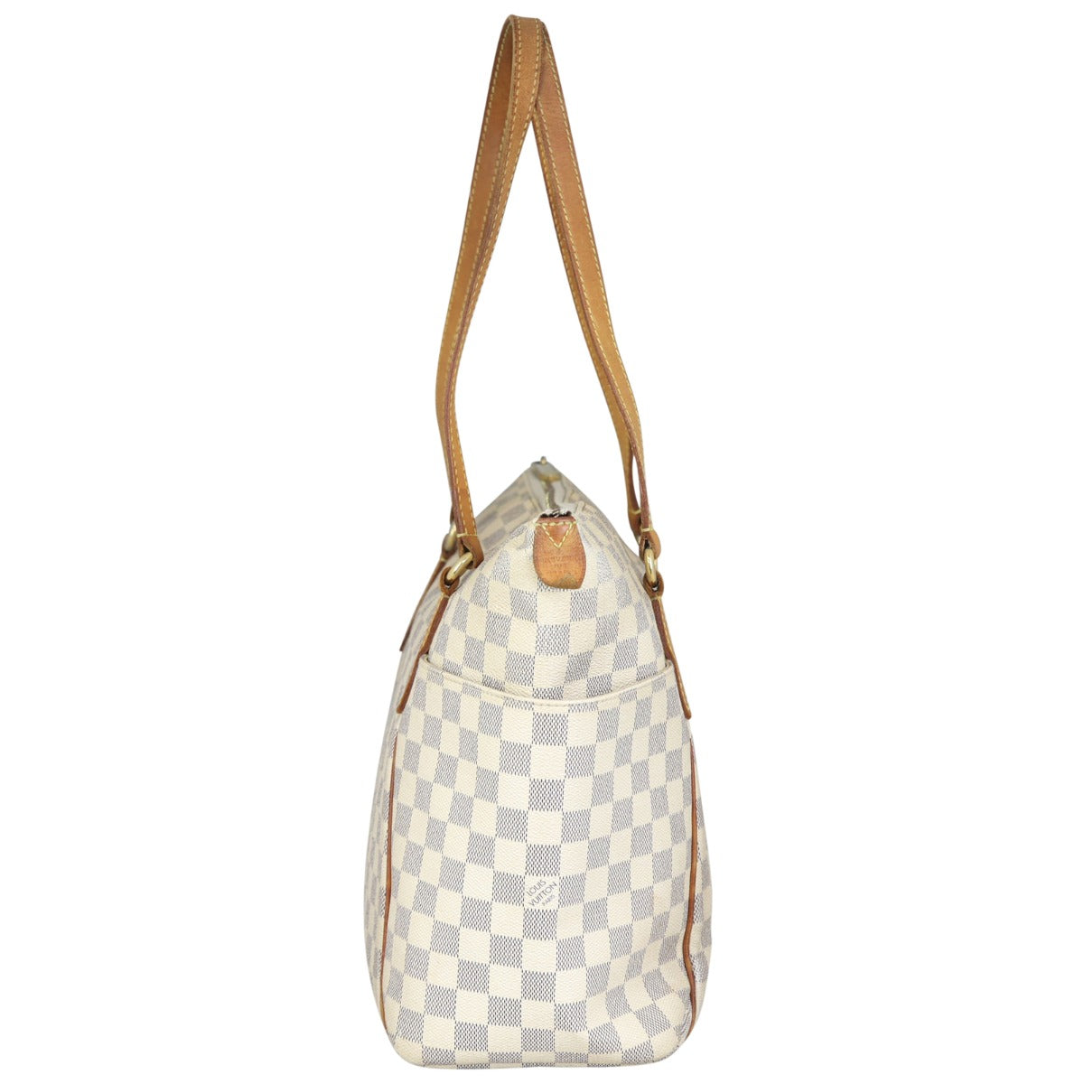 Louis Vuitton Totally MM Damier Azur Side
