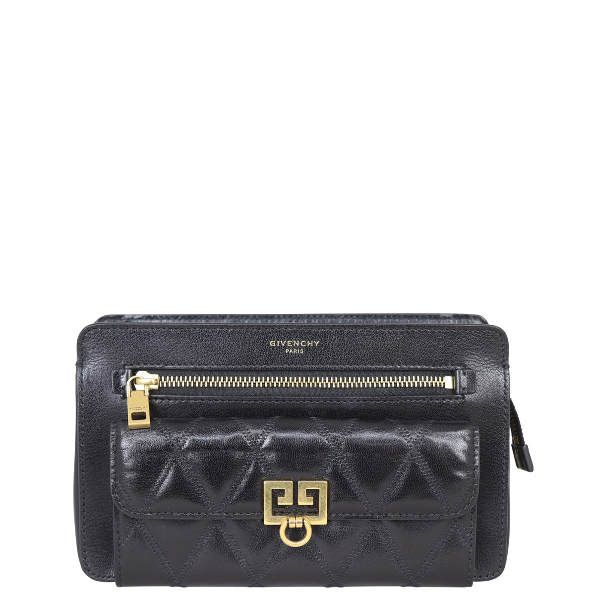 Givenchy Diamond Quilted Pocket Shoulder Bag Front
