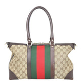 Gucci GG Canvas Rania Top Handle Bag Front