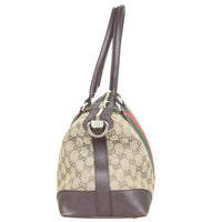 Gucci GG Canvas Rania Top Handle Bag Sides