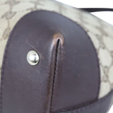 Gucci GG Canvas Rania Top Handle Bag Corner Close up