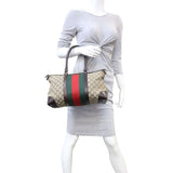 Gucci GG Canvas Rania Top Handle Bag Mannequin