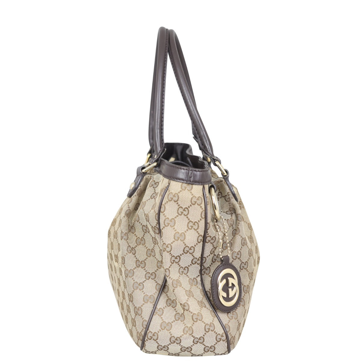 Gucci GG Canvas Sukey Tote Large Sides