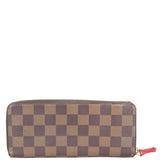 Louis Vuitton Clemence Wallet Damier Ebene Back
