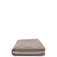 Louis Vuitton Clemence Wallet Damier Ebene Side
