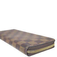 Louis Vuitton Clemence Wallet Damier Ebene Corner

