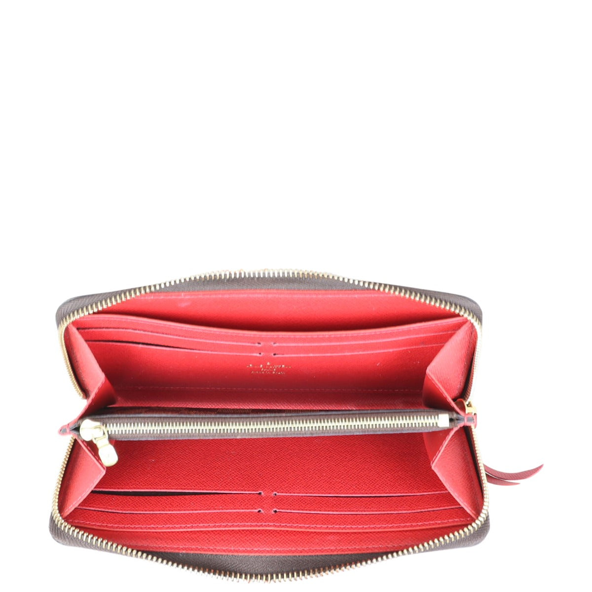 Louis Vuitton Clemence Wallet Damier Ebene Whole interior
