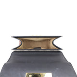 Gucci GG Supreme Padlock Small Shoulder Bag Whole interior
