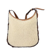 Chloe Darryl Shearling Hobo Medium Back
