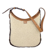Chloe Darryl Shearling Hobo Medium Front
