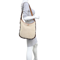 Chloe Darryl Shearling Hobo Medium Mannequin
