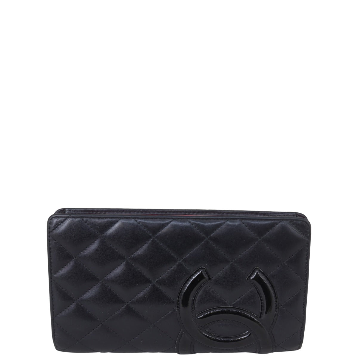 Chanel Ligne Cambon Yen Wallet Front
