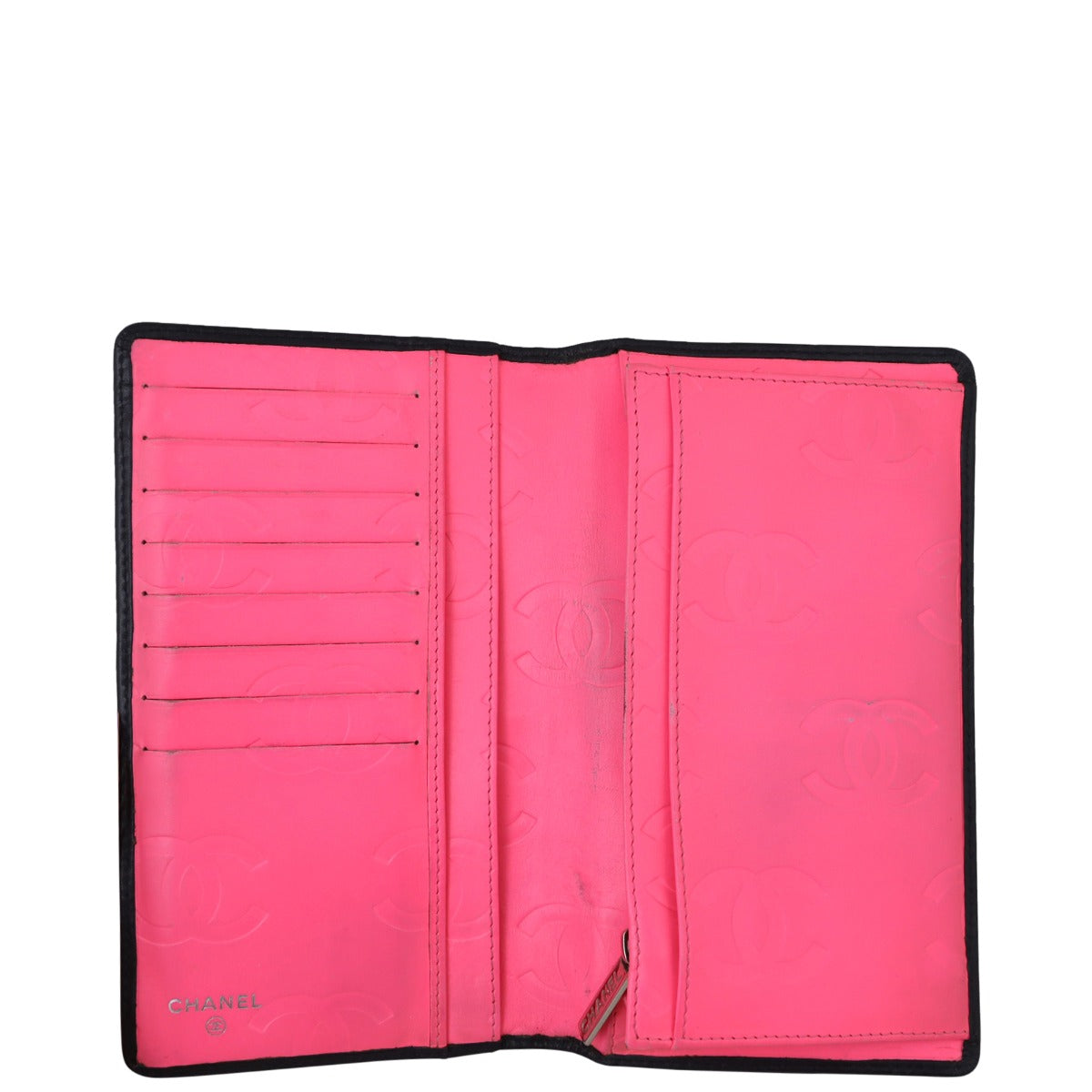 Chanel Ligne Cambon Yen Wallet Whole interior
