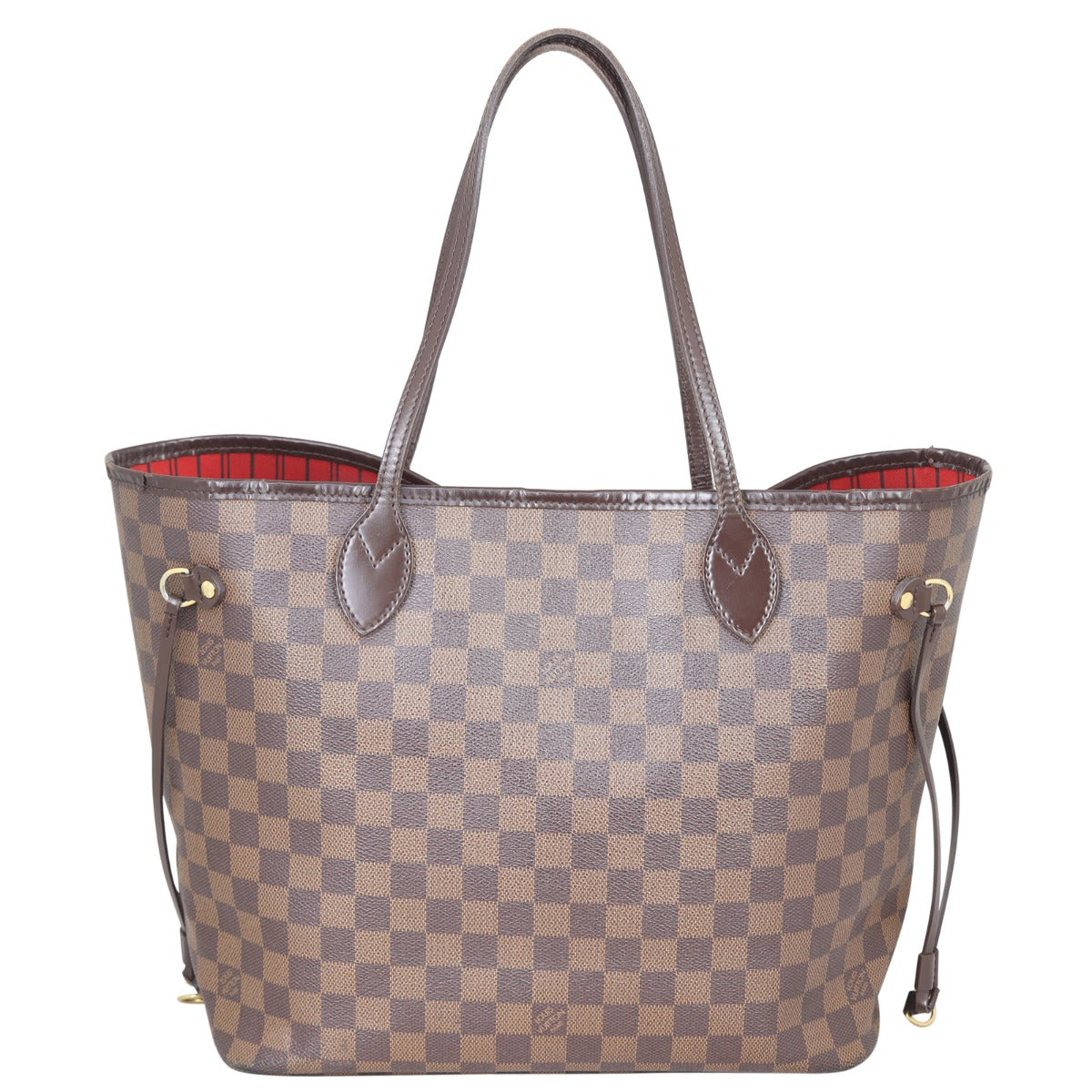 Louis Vuitton Neverfull MM Damier Ebene Back
