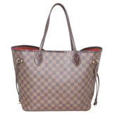 Louis Vuitton Neverfull MM Damier Ebene Back
