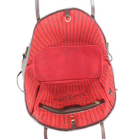 Louis Vuitton Neverfull MM Damier Ebene Whole interior
