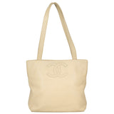 Chanel CC Caviar Tote Front
