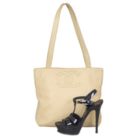 Chanel CC Caviar Tote Shoe
