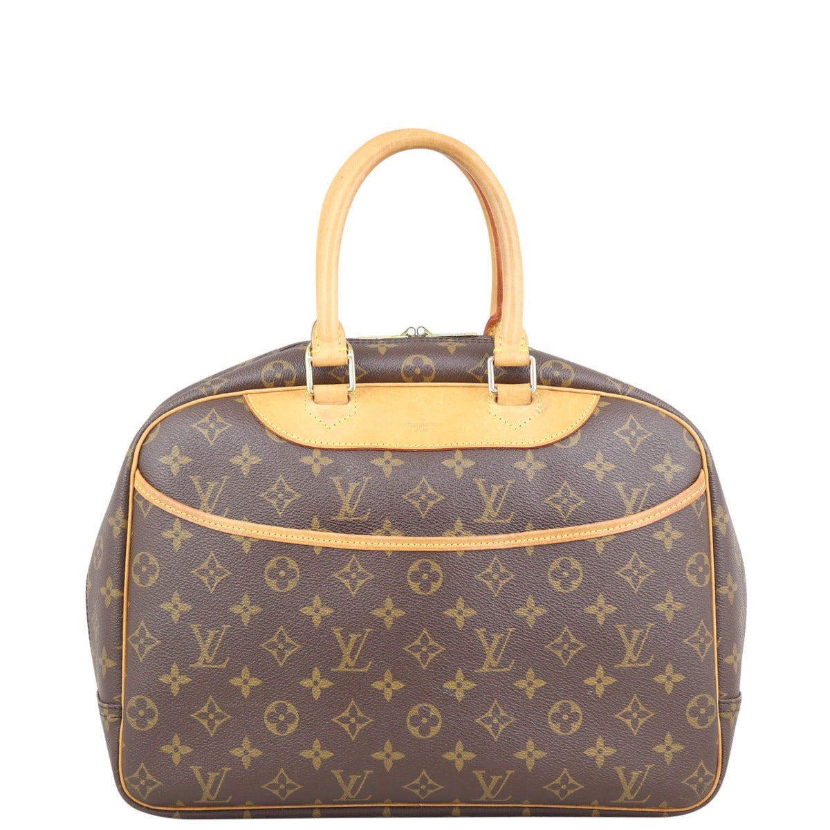 Louis Vuitton Deauville Bowling Vanity Monogram Front
