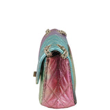 Chanel Rainbow Metallic Reissue Mini Flap Bag Side
