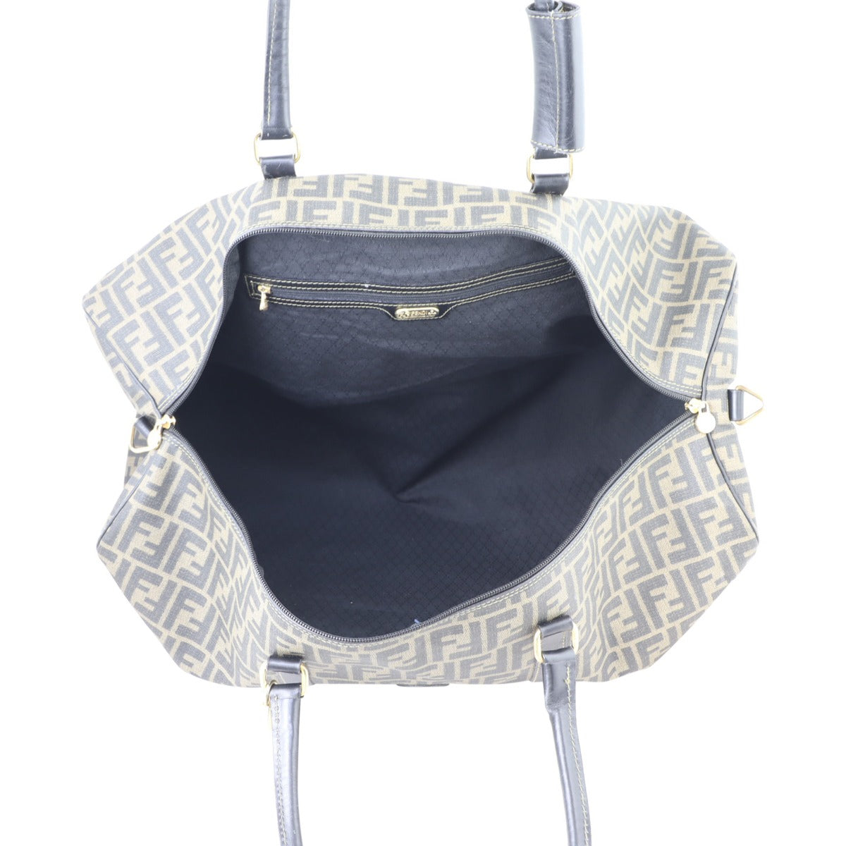 Fendi Zucca Duffle Bag Whole interior