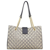 Gucci GG Supreme Bees Medium Padlock Tote Back
