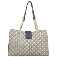 Gucci GG Supreme Bees Medium Padlock Tote Back
