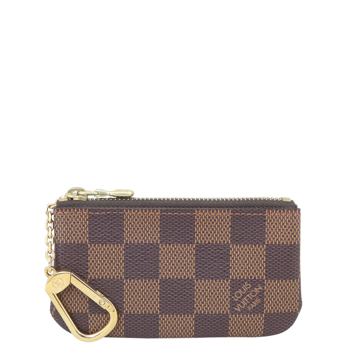 Louis Vuitton Key Pouch Damier Ebene Front

