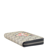 Gucci GG Supreme Angry Cat Zip Around Wallet Corner
