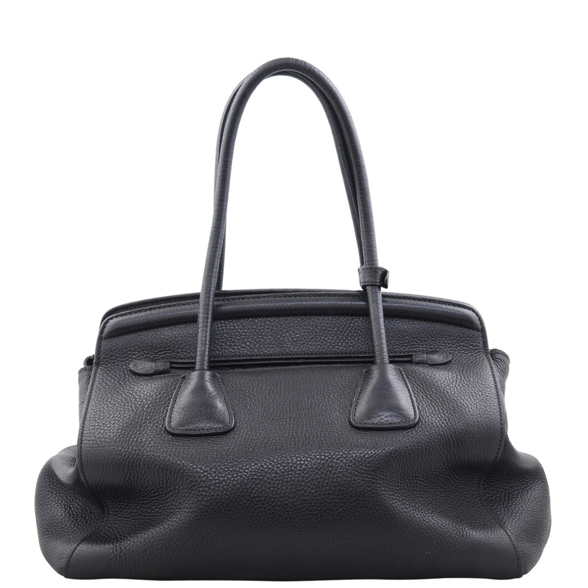 Prada Vitello Daino Two Way Tote Back
