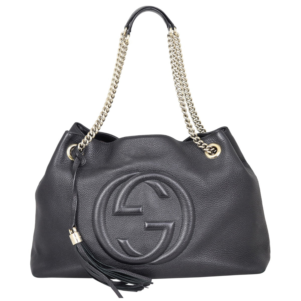 Gucci Soho Chain Shoulder Bag Medium Front
